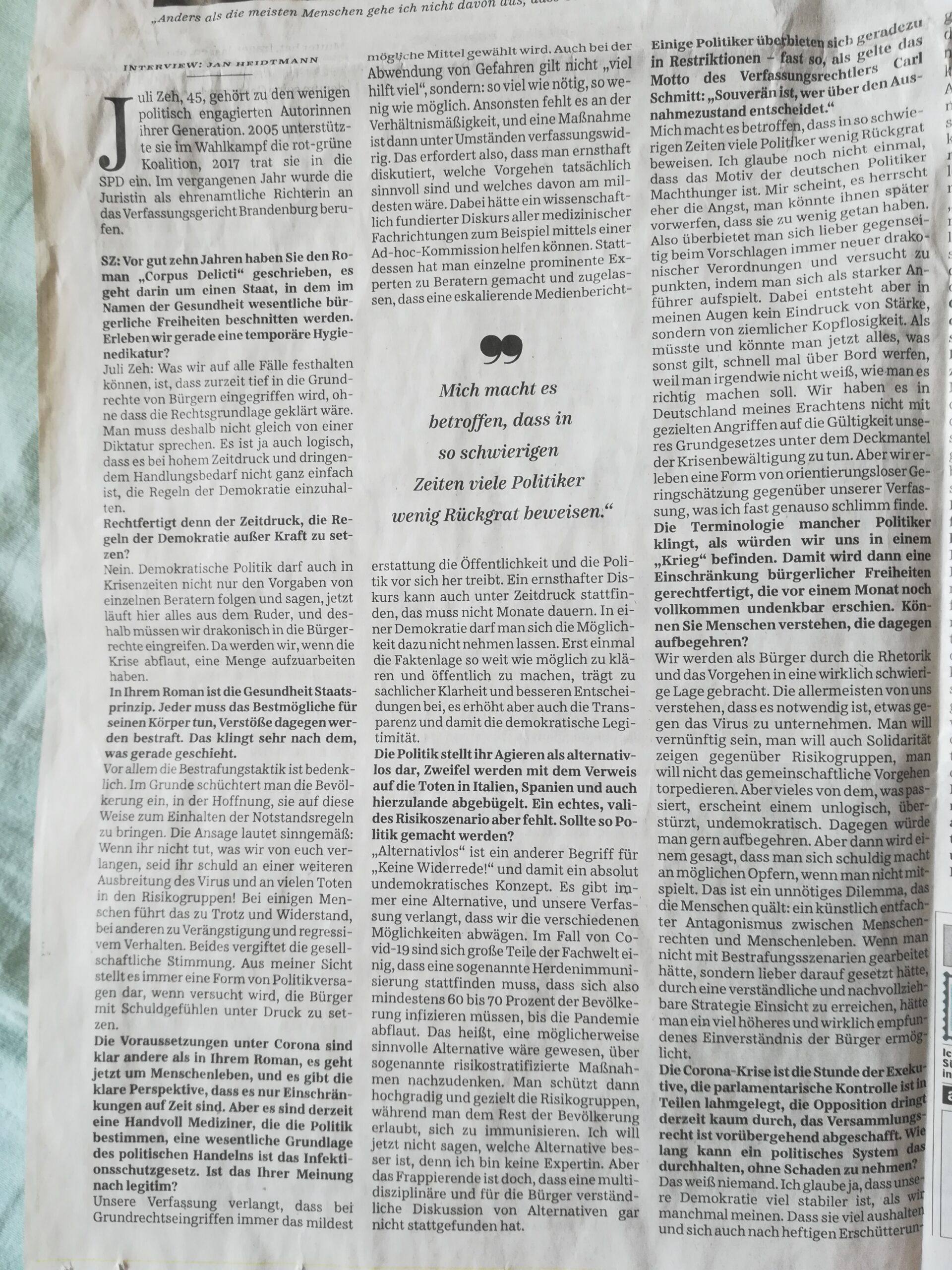 Politik der Angst